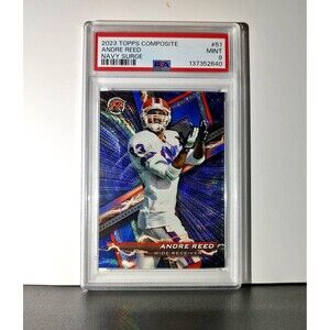 Andre Reed 2023 Topps 061/225 Resurgence #51 Navy Surge PSA 9 Mint